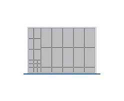 Bott Cubio drawer cabinet plastic box kit A 1050x750x100mm+H 1050mmW x 750mmD 43020506.** 